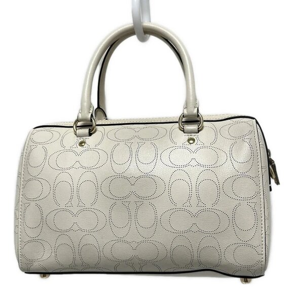 COACH - 1006 Cream Leather Handbag - Picture 3 of 9